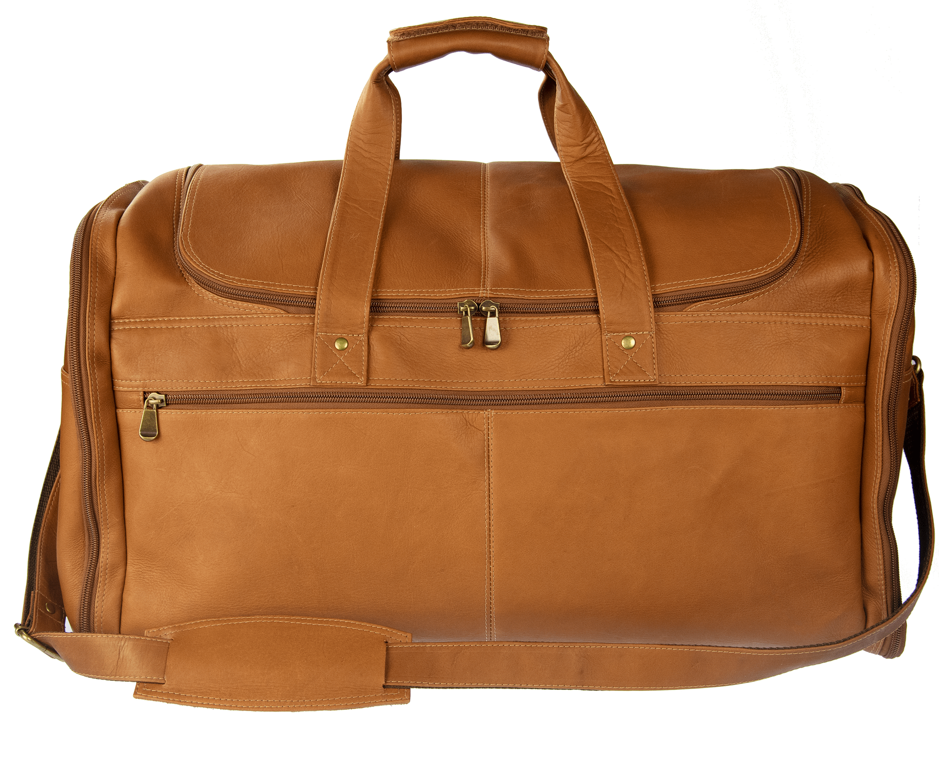 MENDOZA | U-SHAPE ZIPPER TOP LOAD LEATHER DUFFLE BAG – Sarge Leather Co.