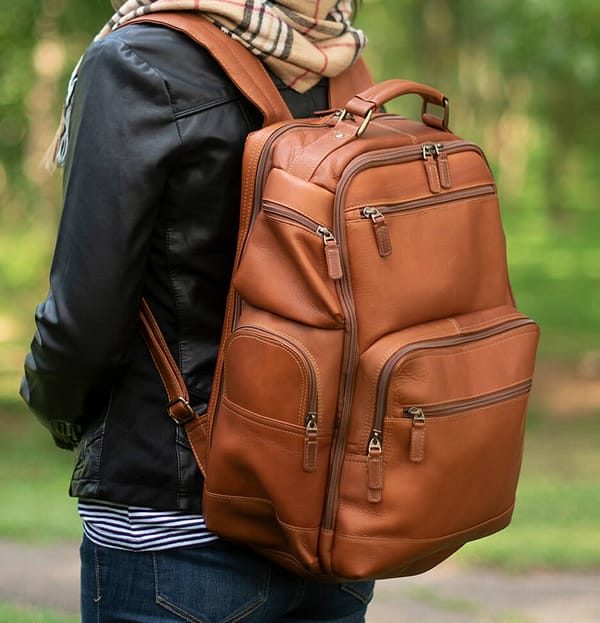 Leather backpacks make great gifts