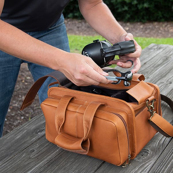 COMPETIDOR Leather Gun Range Bag (SLC503) Sarge Leather Co.