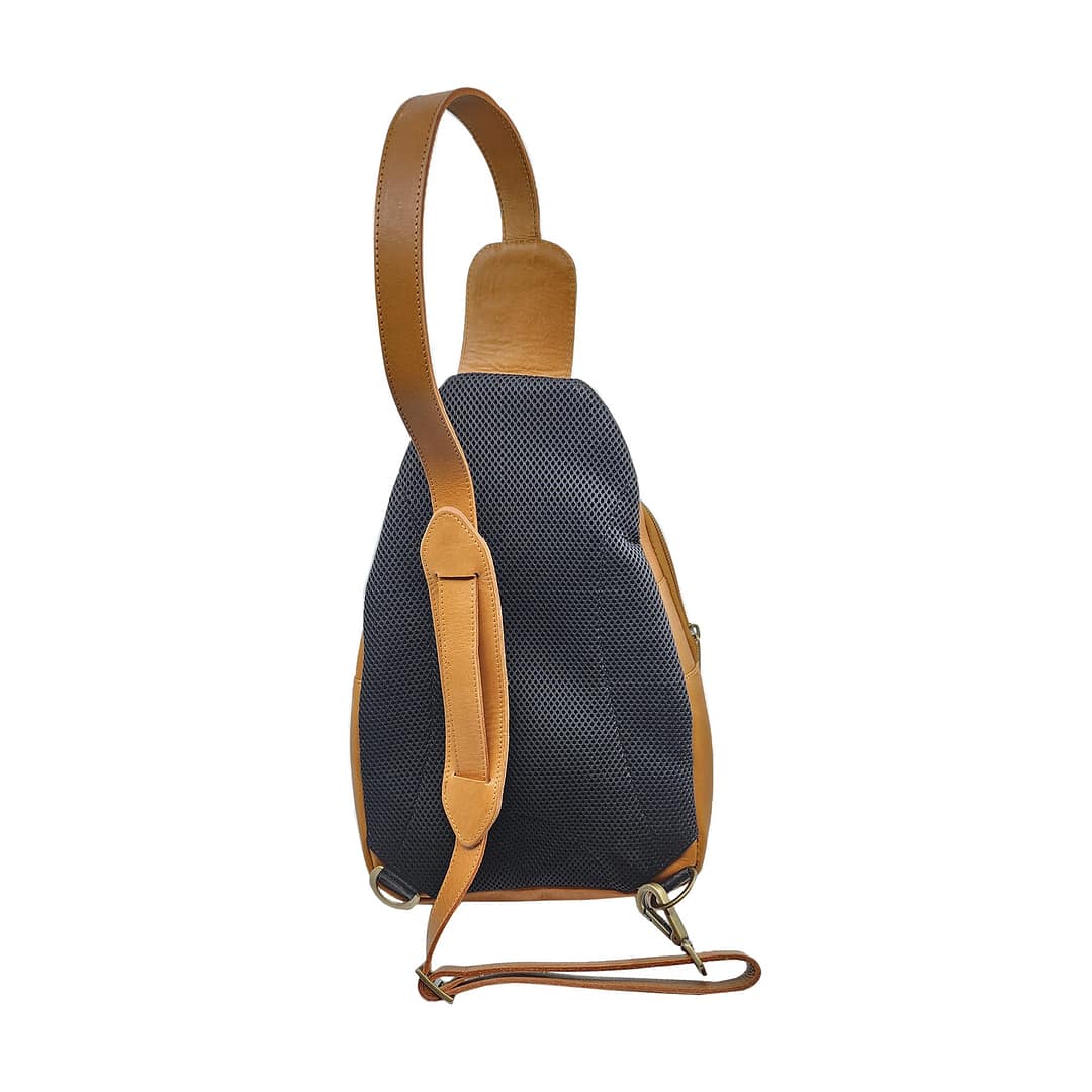 SLC-705 Back DORIAN | Leather Crossbody Sling Bag (SLC-705) - Image 3