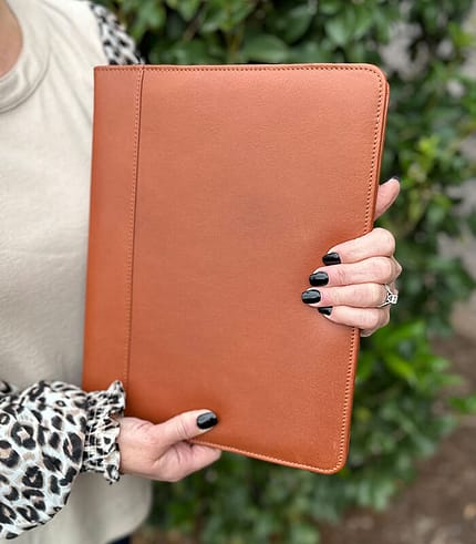 large Leather Portfolio cover