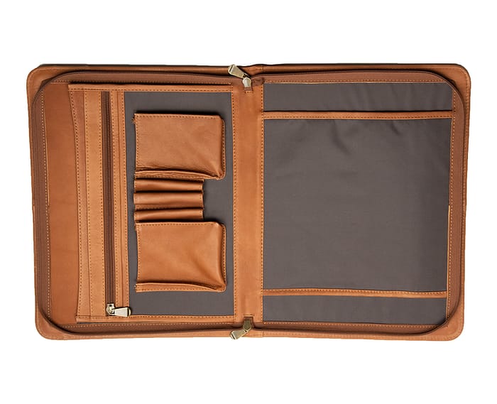 EXITOSO | Zippered Leather Portfolio (SLC-604) - Image 4