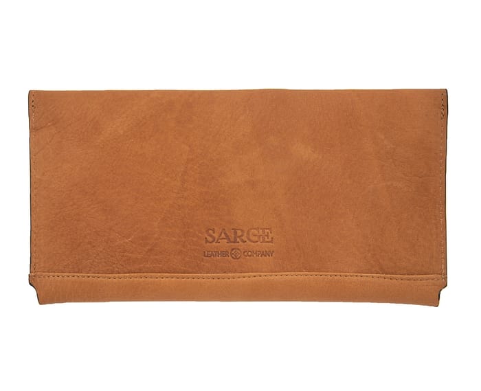 Small leather envelope back