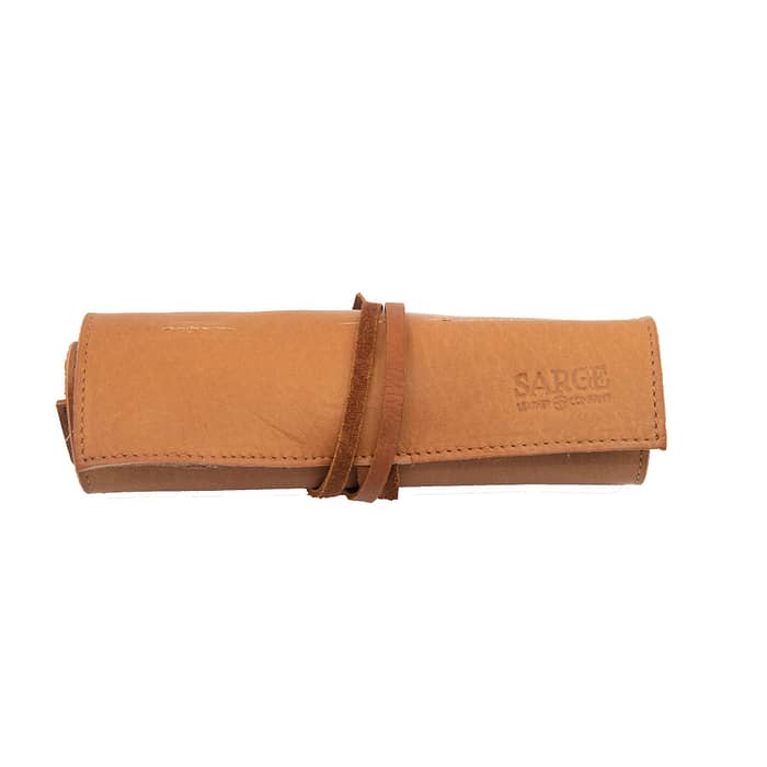 leather travel cable organizer