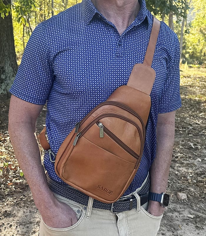 SLC-705 SB DORIAN | Leather Crossbody Sling Bag (SLC-705) - Image 1
