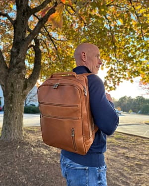 Leather shop backpacks travel