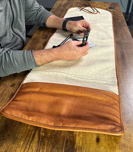 The heritage is a rifle cleaning mat