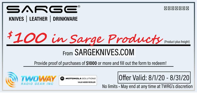 sarge $100 stimulus check promotional flyer