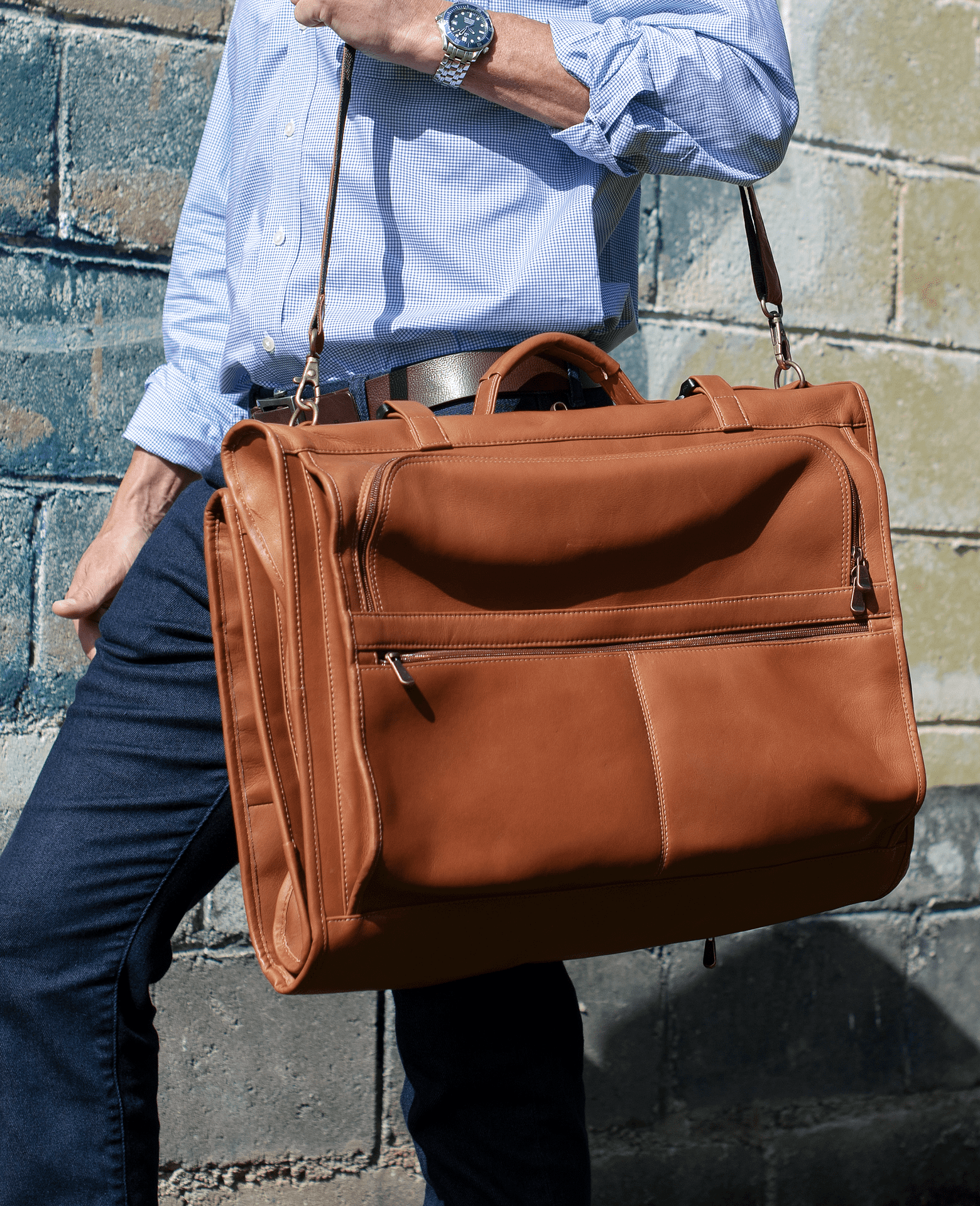 Men's Messenger Bag 15 Leather Briefcase Cosmopolitan Fashion Handmade Cross -body Bag Leather Shoulder Bag Large Satchel 