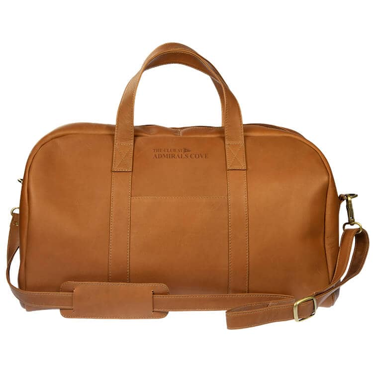 Hermes Runway Leather Cognac Men's Carryall Duffle Travel Weekender Tote Bag