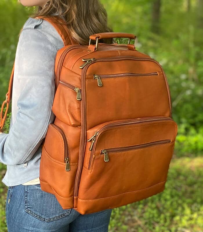 Alma leather backpack