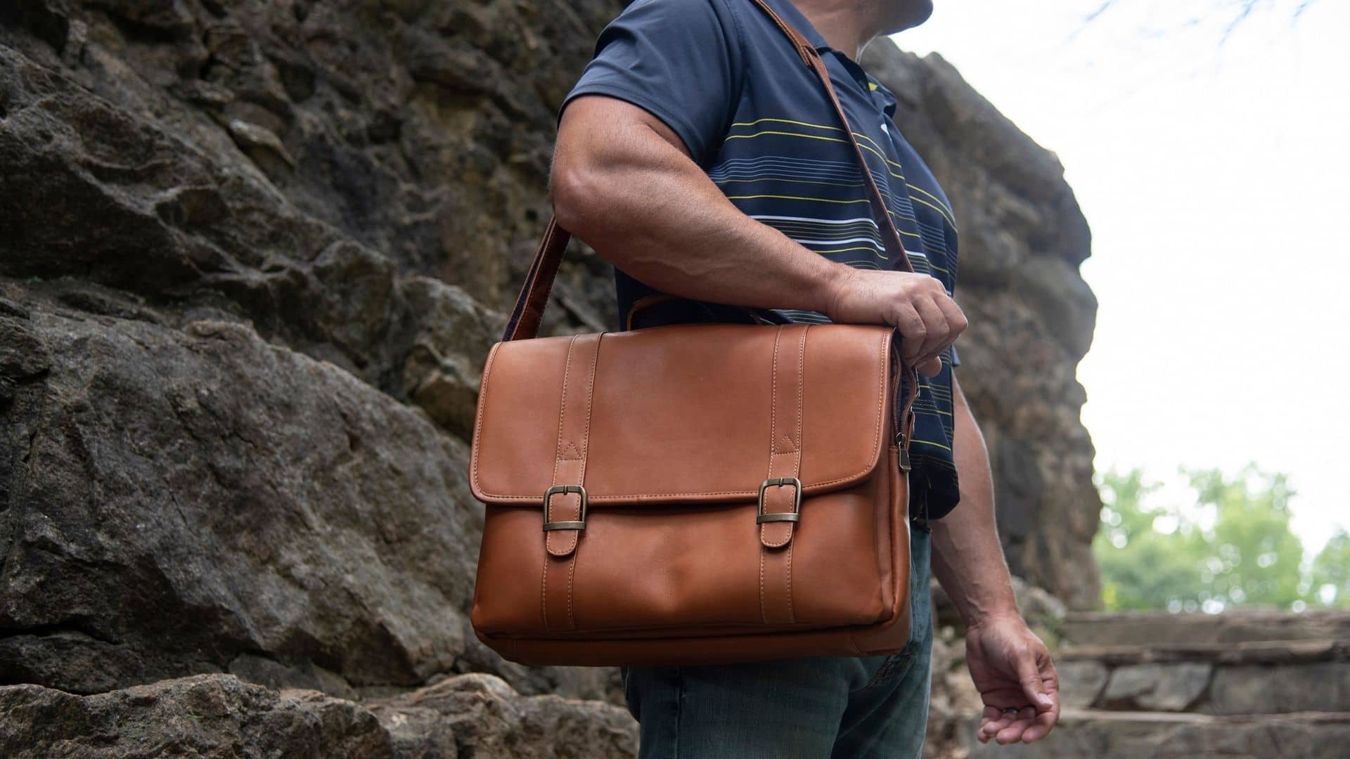 Leather briefcases make good gifts for men